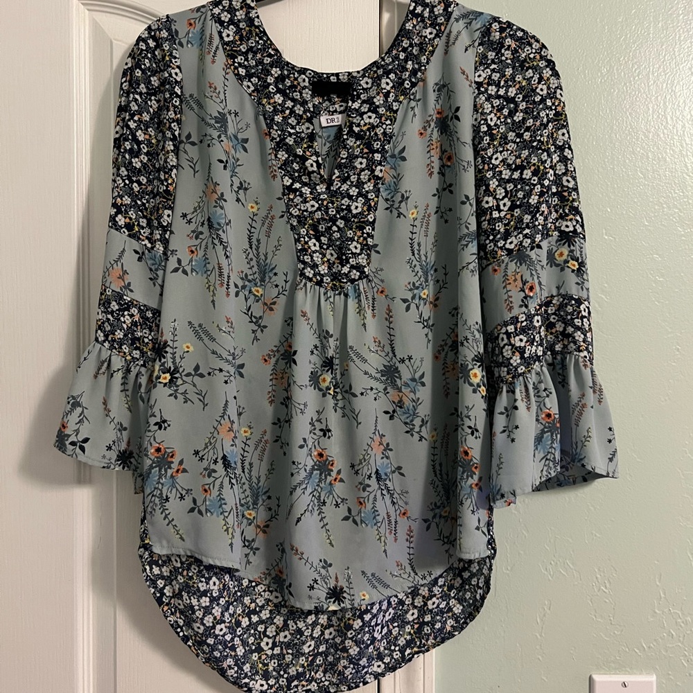 Flower print top